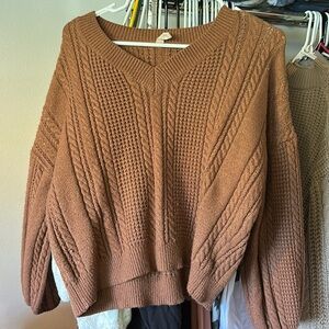 Brown sweater